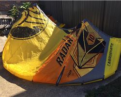 Cabrinha Radar 10 metre kiteboarding kite