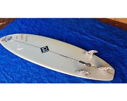 Hog Custom Square Tail Thruster 6' 2" surfing shortboards (under 7')