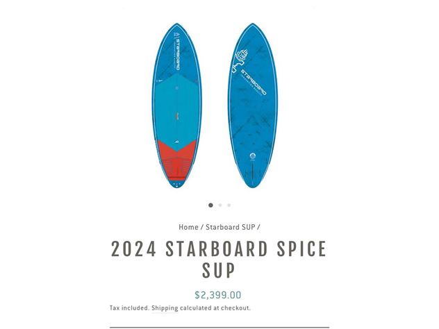 2024 Starboard Splice - 9' 3", 32.75 inches