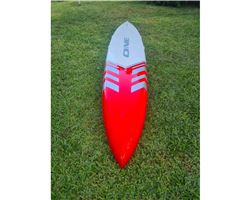 One Storm Hollow 24.5 inches 14' 0" stand up paddle racing & downwind board