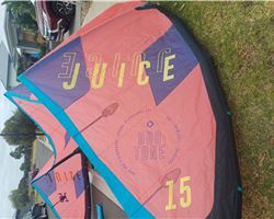 Duotone Juice 15 metre kiteboarding kite