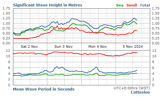 Cottesloe Live Swell Report