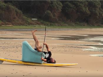 Taking 'Couch Surfing' Literally. - Stand Up Paddle News