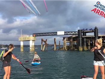 SUP provides ultimate Airshow vantage point! - Stand Up Paddle News