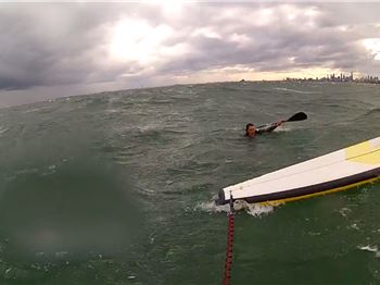 SUP Blows away from paddler - with child on board! - Stand Up Paddle News