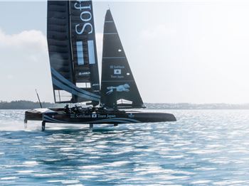 Watch a Wing Sail Break on an AC45 - Sailing News