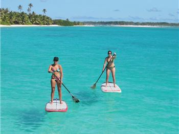 Zephyr SUP Tours go paddling in the Cocos Keeling Attol - Stand Up Paddle News