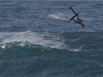 JOB and Lenny go foiling at HUGE Pipeline! - Stand Up Paddle News