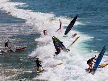 Aussie Paddlers Lacked Leggies at the Huntington Beach Pro. - Stand Up Paddle News