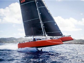 Gunboat G4 Timbalero goes top-down in St Barths - Sailing News