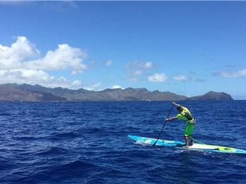 Aussie wins Molokai to Oahu Race on production board - Stand Up Paddle News